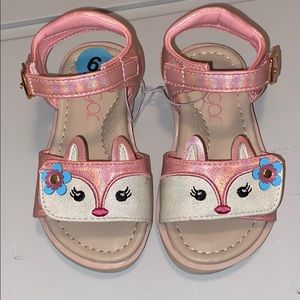 NWOT! Sugar fox sandals size 6 toddler